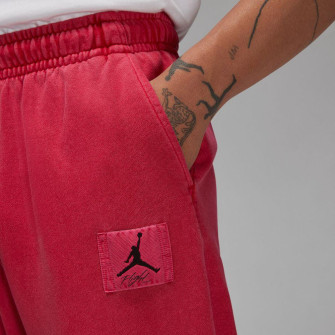 Air Jordan Essentials Washed Fleece Pants ''Cardinal Red''