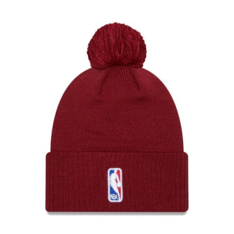 New Era Cleveland Cavaliers City Edition Alternate Bobble Beanie Hat ''Red''