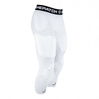 Gamepatch Full Protection 3/4 Compression Tights ''White''