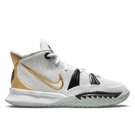 nike kyrie white and gold