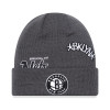 New Era NBA Brooklyn Nets Multipatch Beanie Hat ''Grey''