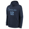 Nike NBA Icon Memphis Grizzlies Ja Morant Kids Hoodie ''College Navy''