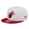 New Era NBA Miami Heat Crown Team 9FIFTY Snapback Cap ''White''