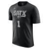 Air Jordan NBA San Antonio Spurs Victor Wembanyama Statement Edition T-Shirt ''Black'' 