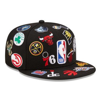 New Era NBA Multi Team Logo 59Fifty Cap ''Black''