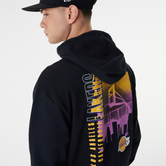 New Era NBA Los Angeles Lakers Skyline Graphic Hoodie ''Black''