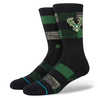 Stance x NBA Milwaukee Bucks Cryptic Crew Socks ''Black''