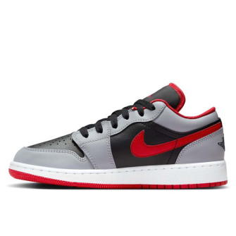 Air Jordan 1 Low Kids Shoes ''Red Cement'' (GS)