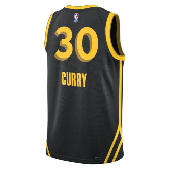 Nike NBA City Edition Golden State Warriors Stephen Curry Jesrey ''Black''