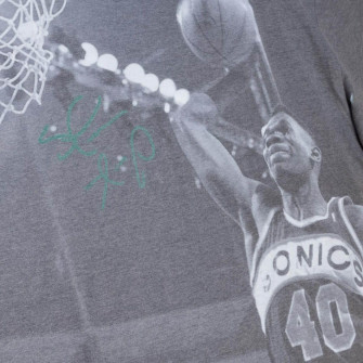 M&N NBA Seattle Supersonics Shawn Kemp Above the Rim T-Shirt ''Grey''