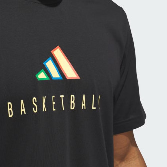 adidas Worldwide Hoops Logo Graphic T-Shirt 