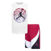 Air Jordan Muscle Short Kids Set ''White''