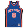 M&N NBA NY Knicks Latrell Sprewell Road 1998-99 Swingman Jersey ''Blue''