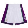 M&N NBA Milwaukee Bucks 1996-97 Swingman Shorts "White/Purple"