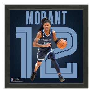 NBA Players JA MORANT Memphis Grizzlies Impact Jersey Frame