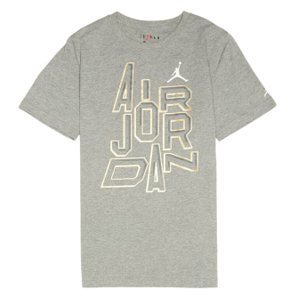 Dječja kratka majica Air Jordan 23 Gold Line ''Grey''