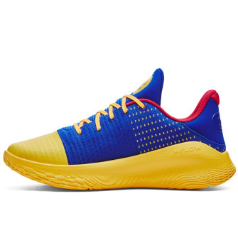 UA Curry 4 Low FloTro ''Blue/Yellow''