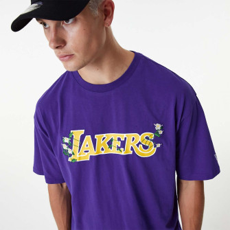 Kratka majica New Era NBA Los Angeles Lakers Floral ''Purple''