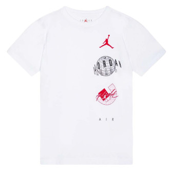 Dječja kratka majica Air Jordan Jumpman Globe ''White''