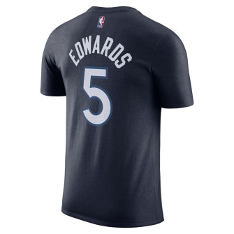 Kratka majica Nike NBA Minnesota Timberwolves Anthony Edwards ''College Navy''