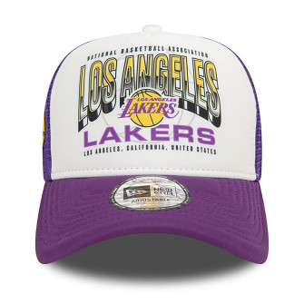 Kapa New Era NBA Los Angeles Lakers Team Colour 9FORTY E-Frame Adjustable Trucker 