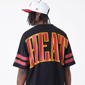 Kratka majica New Era NBA Miami Heat Arch Graphic Oversized ''Black''