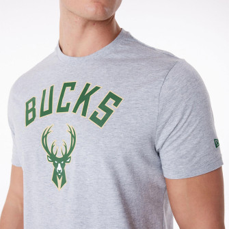 Kratka majica New Era NBA Milwaukee Bucks ''Regular Grey''