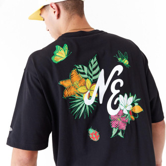 Kratka majica New Era Floral Graphic Oversized ''Black''