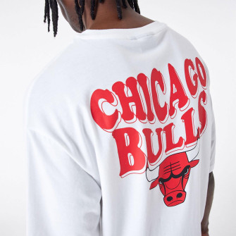 Kratka majica New Era NBA Chicago Bulls Script ''White''