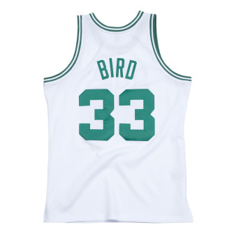 Dres M&N NBA Boston Celtics 1985-86 Larry Bird Home Swingman ''White''