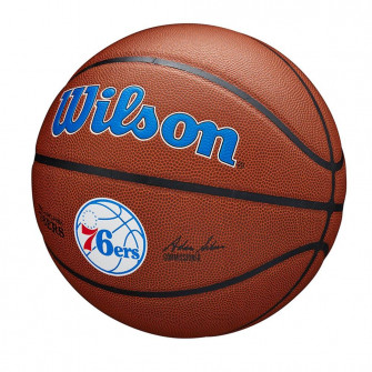 Košarkaška lopta Wilson NBA Team Composite Indoor/Outdoor ''76ers'' (7)