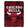 Pokrivač NBA Chicago Bulls Micro Raschel Throw 100x150cm