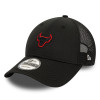 Kapa New Era Chicago Bulls Home Field 9FORTY Adjustable Trucker "Black"