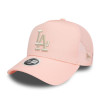 Ženska kapa New Era Los Angeles Dodgers Metallic Trucker "Pastel Pink"