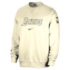 Majica Nike NBA Los Angeles Lakers Standard Issue Dri-FIT Sweatshirt ''Coconut Milk''