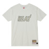 Kratka majica M&N NBA Miami Heat Cream ''Off White''