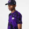 Kratka majica New Era Los Angeles Lakers All Over Error Print ''Purple''