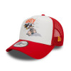 Kapa New Era Looney Tunes Daffy Duck und Porky Pig A-Frame Trucker ''Red''