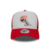 Kapa New Era Looney Tunes Daffy Duck und Porky Pig A-Frame Trucker ''Red''