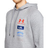 Hoodie UA Rival Fleece Originators ''Steel Light Heather''