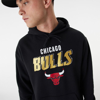 Pulover New Era NBA Chicago Bulls Team Script ''Black''
