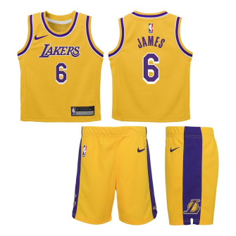 Otroški komplet Nike NBA LA Lakers Icon Edition Box Jersey & Shorts ''Lebron James''