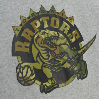 Pulover M&N NBA Toronto Raptors Green Camo ''Grey''