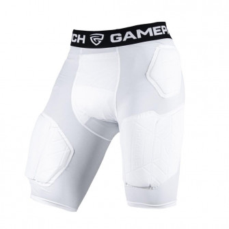 Podložene kompresijske hlače Gamepatch Protective PRO+ ''White''