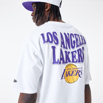 Kratka majica New Era NBA Los Angeles Lakers Script ''White''