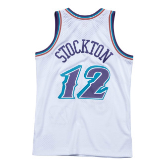 M&N NBA Utah Jazz John Stockton 1996-97 Swingman ''White''