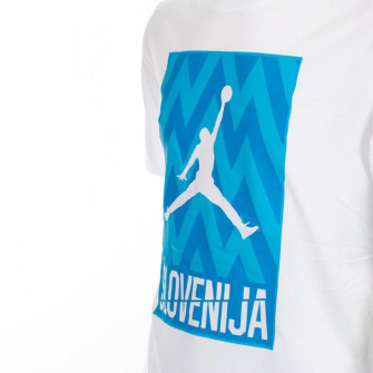 Kratka majica Air Jordan KZS Slovenija Jumpman Logo ''White''