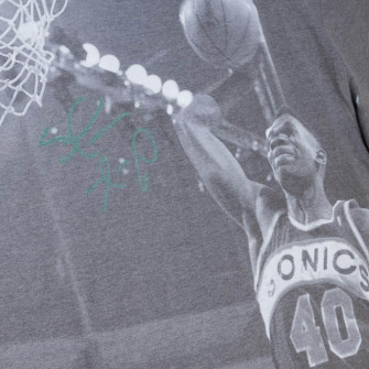 Kratka majica M&N NBA Seattle Supersonics Shawn Kemp Above the Rim ''Grey''