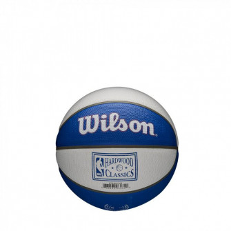 Mini košarkarska žoga Wilson NBA Brooklyn Nets Team Retro ''Blue/White'' (3)