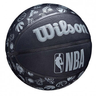 Košarkarska žoga Wilson NBA All Team Outdoor ''Black'' (7)